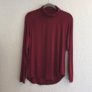 Old Navy Maroon Tutleneck Shirt